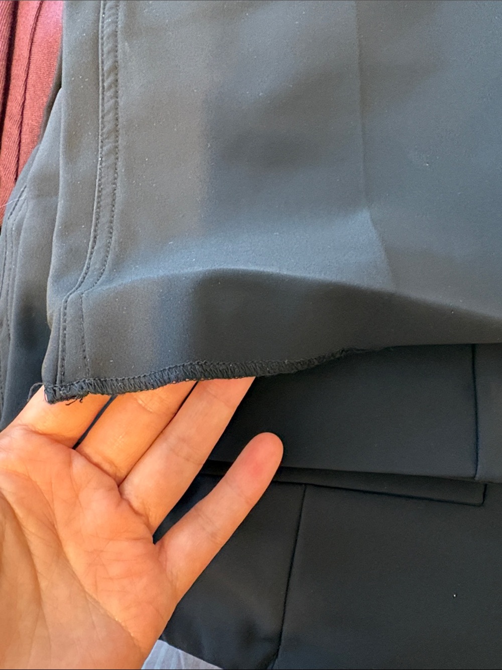Christian Siriano black stretchy non wrinkle dress pants sz 8 preowned - Picture 4 of 4